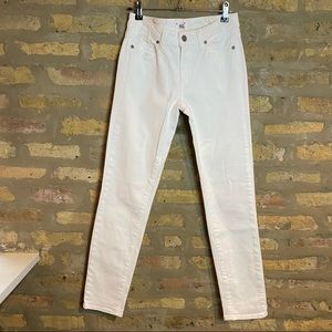 PAIGE ~ White Denim Skyline Ankle Jeans